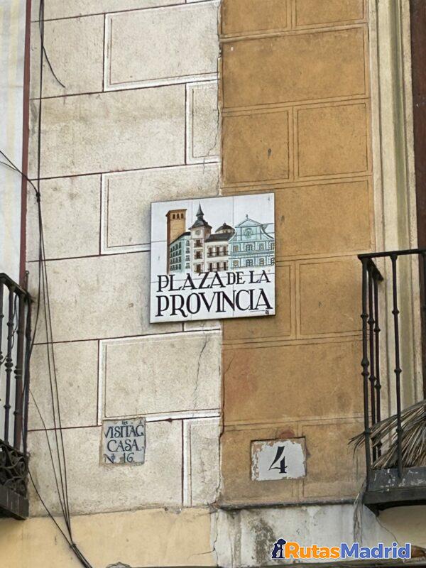 Placa Plaza de la provincia Placa Plaza de la provincia