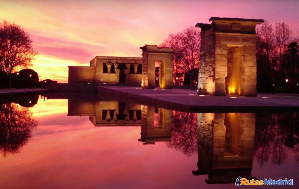 Atardecer Templo Debod Imagen del Templo al Atardecer
