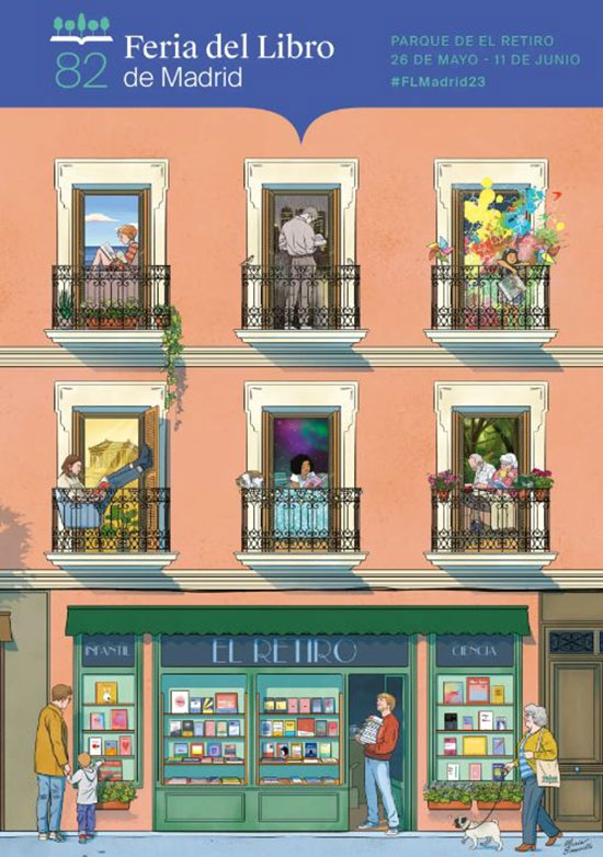 Cartel de la Feria del Libro 2023, Madrid Cartel de la Feria del Libro 2023, Madrid