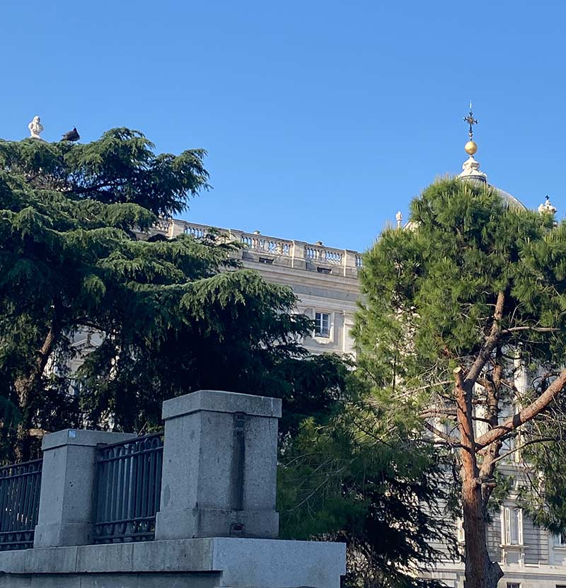 Los jardines de sabatini en Madrid Los jardines de sabatini en Madrid