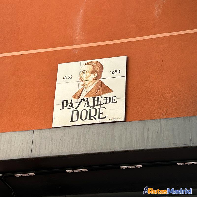 Placa pasaje Doré Placa pasaje Doré