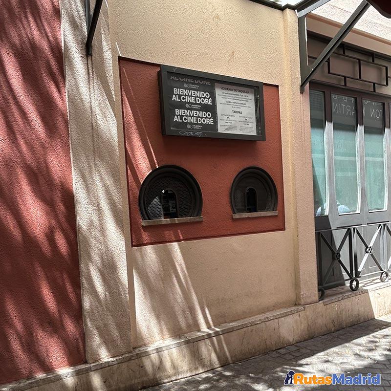 Taquillas del Cine Doré Taquillas del Cine Doré