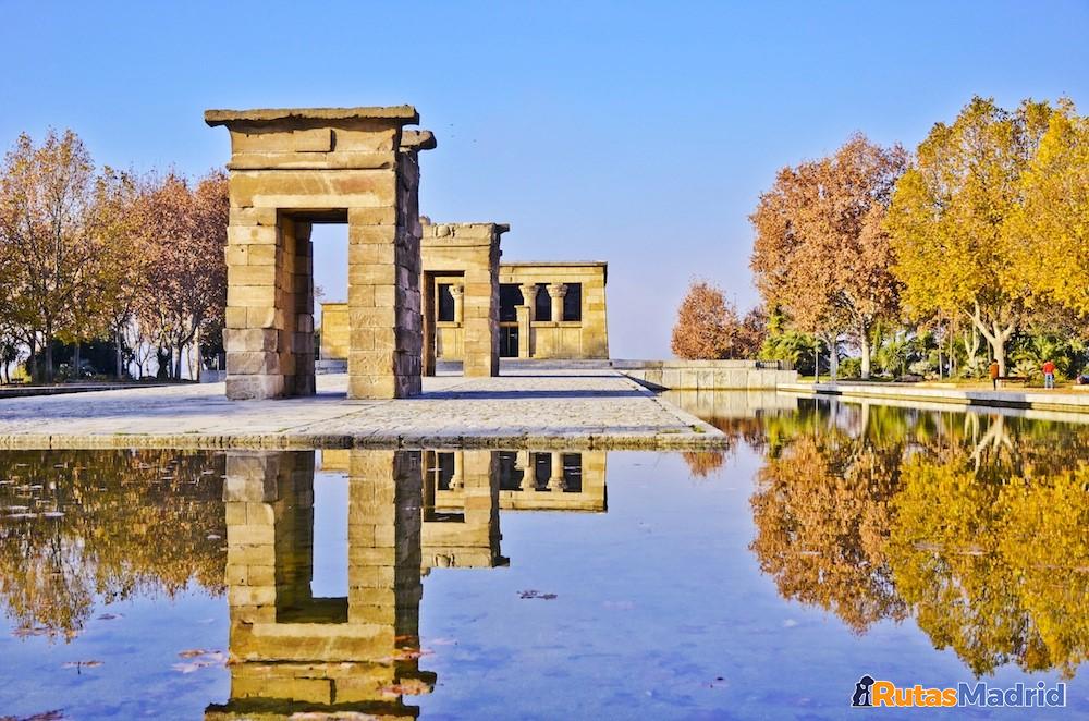El templo de Debod en Madrid El templo de Debod en Madrid
